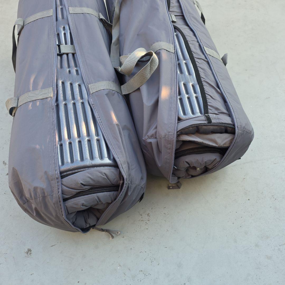 スノーピーク　マット付きシュラフ　今年秋使用のみ　2セット