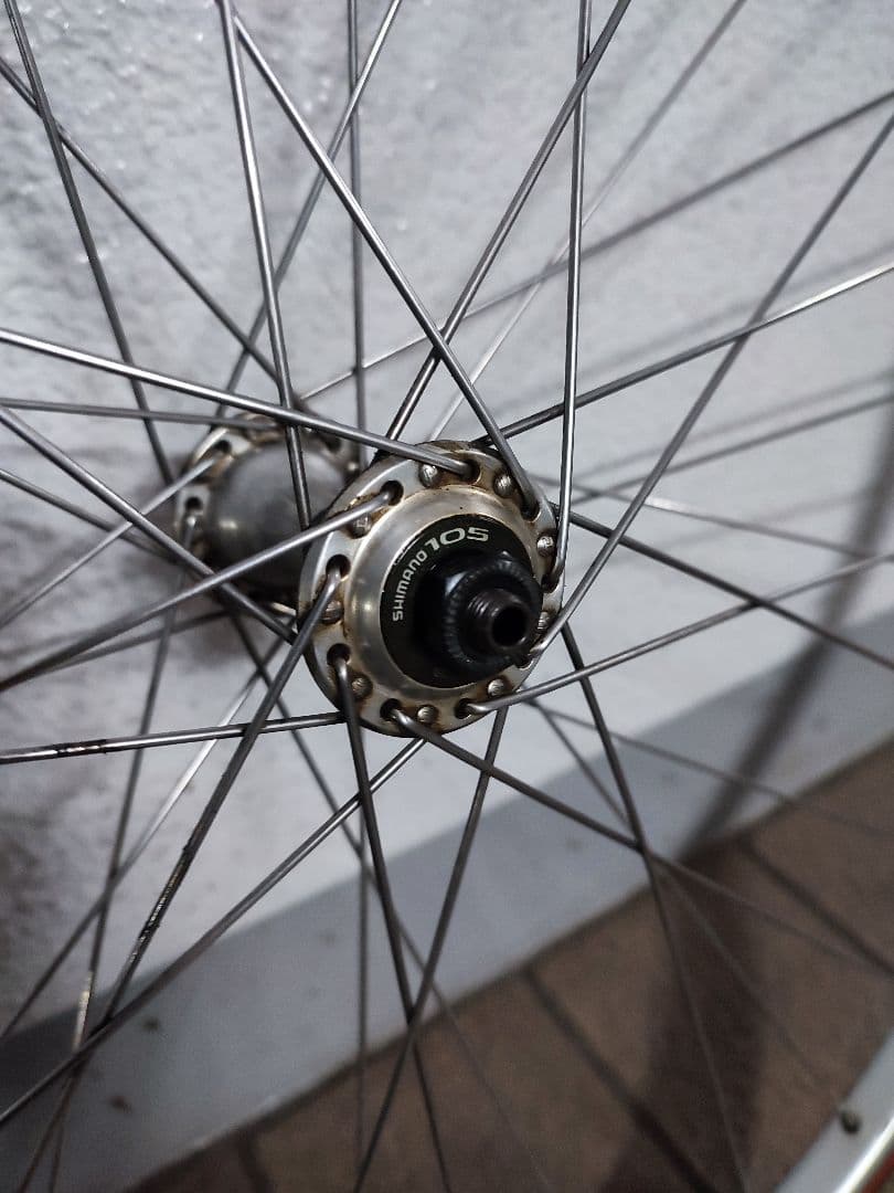 700c ホイール　ARAYAR50リム、105ハブ、スプロケ付き