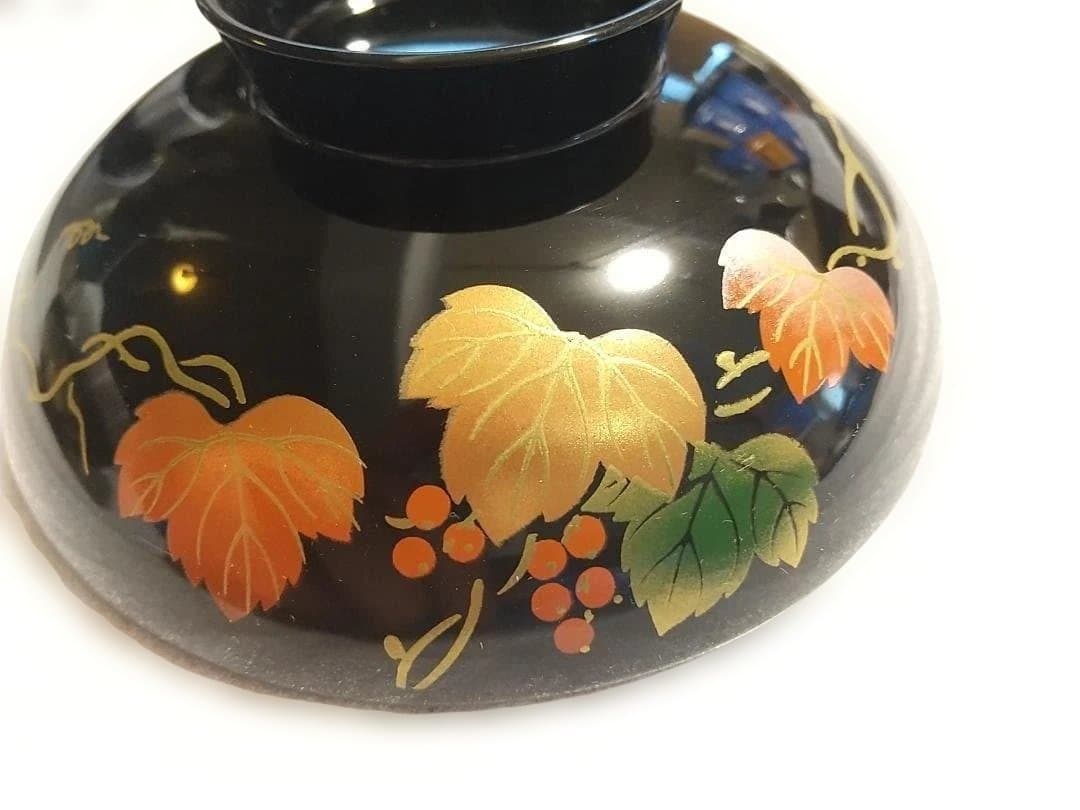 ◆蓋付き汁椀　お吸い物椀　雑煮椀　会津塗　5客　未使用品