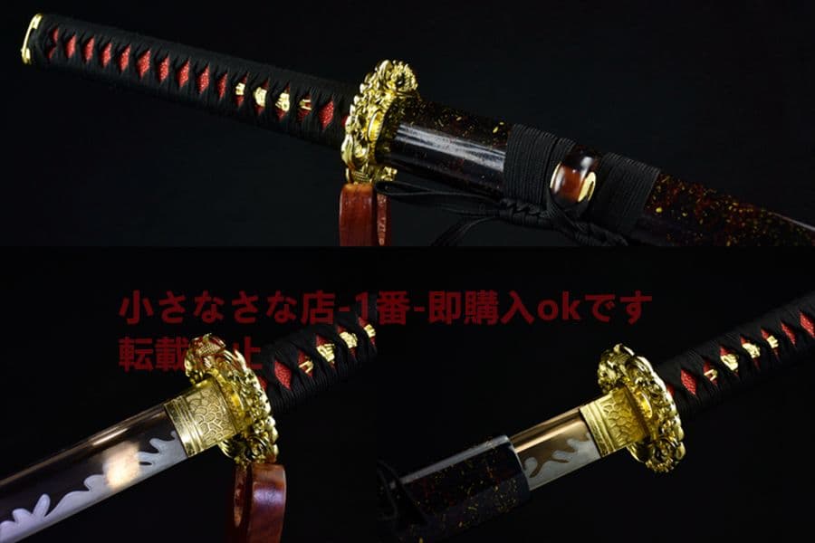 武具　刀装具　日本刀　模造刀   居合刀 赤金