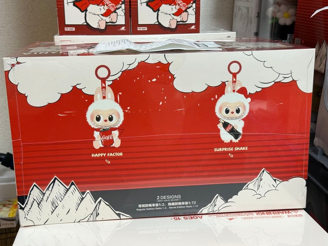 Coca-Cola THE MONSTERS ビニールフェイス アソートボックス