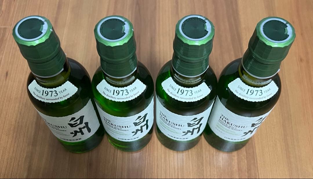 白州ウイスキー 1973年製 180ml 4本セット