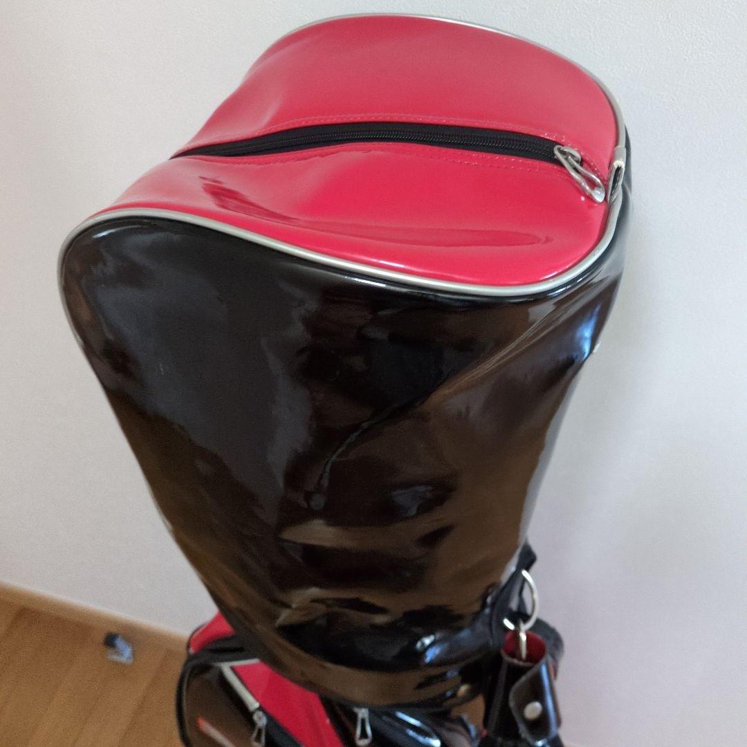 PUMA キャディバッグ 黒/赤