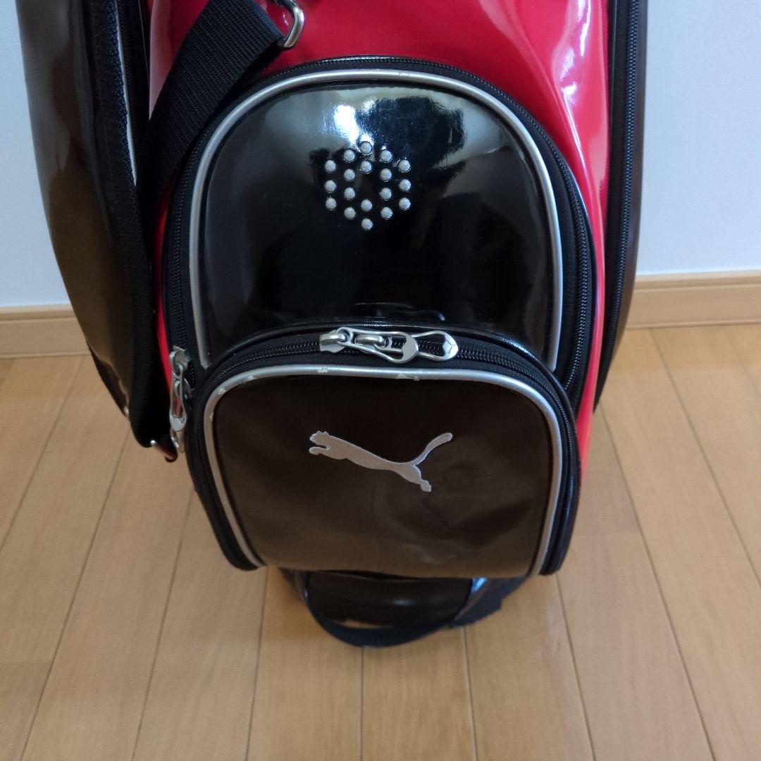 PUMA キャディバッグ 黒/赤