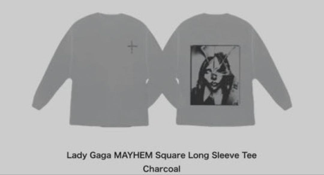 ミュージシャン Lady Gaga MAYHEM Square Long Sleeve Tee