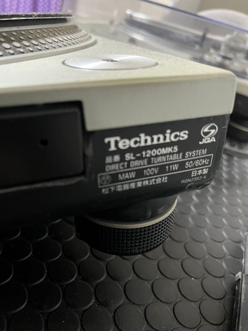 technics sl-1200 mk5 2台セット