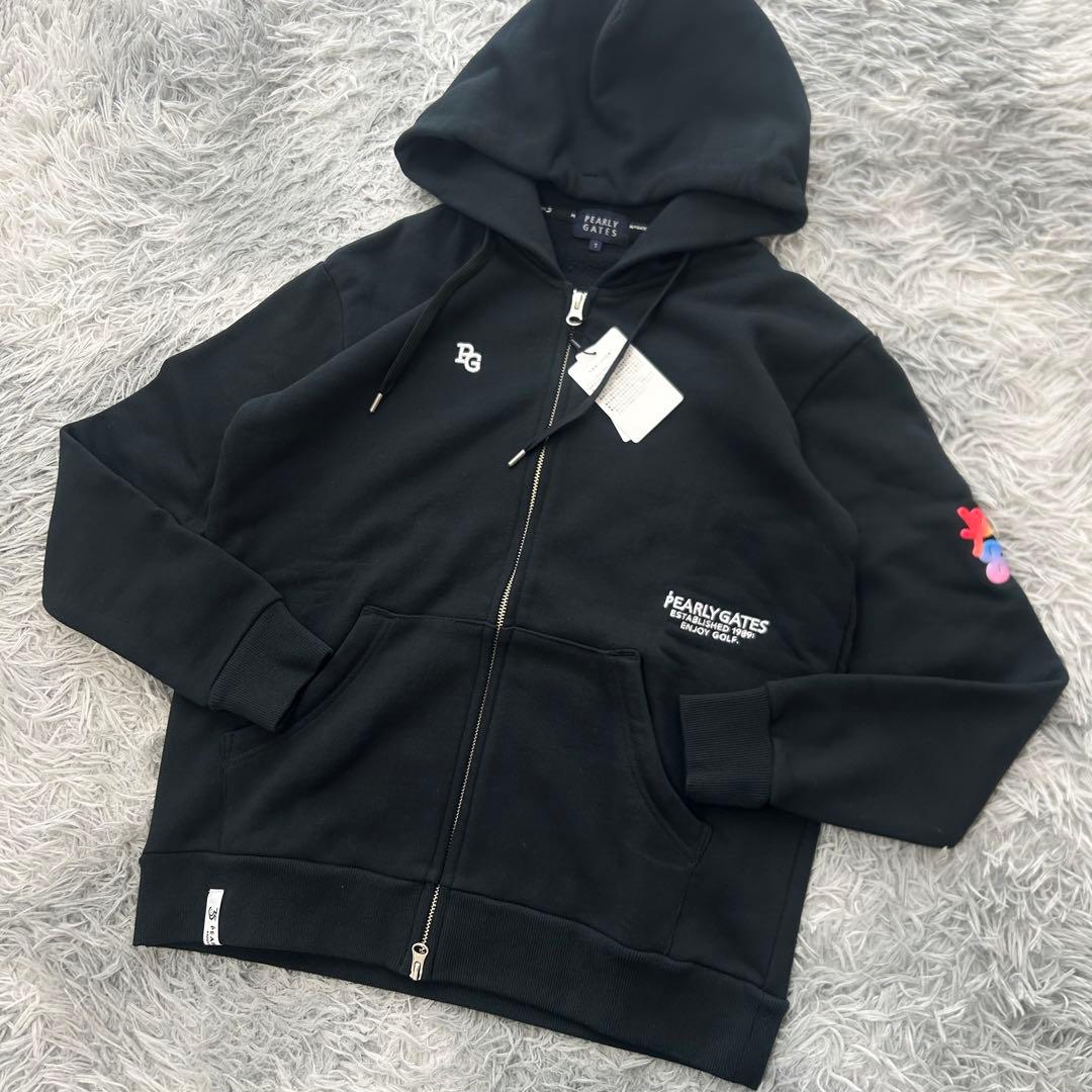 新品　パーリーゲイツ　パーカー　フーディ　ジャケット　35周年　ネイビー　1