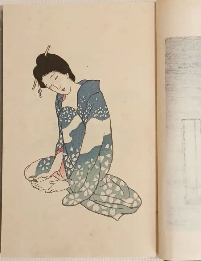 竹久夢二の本夢のふるさと（木版画10枚、詩139篇)大正8年出版初版本おまけ付き