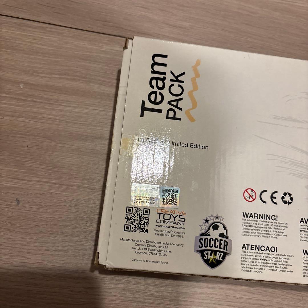 デシマ記念 世界750限定生産 サッカースターズ　レアルチームパック