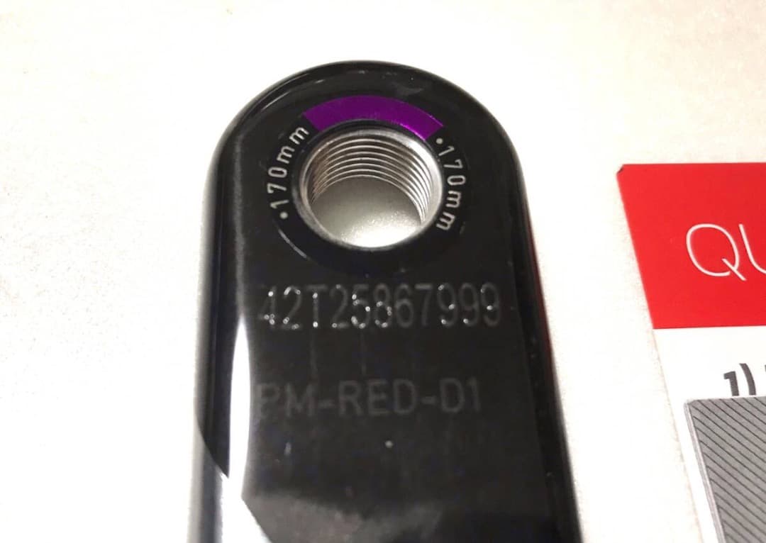 SRAM スラム RED AXS D1 170mm QUARQ クランクセット