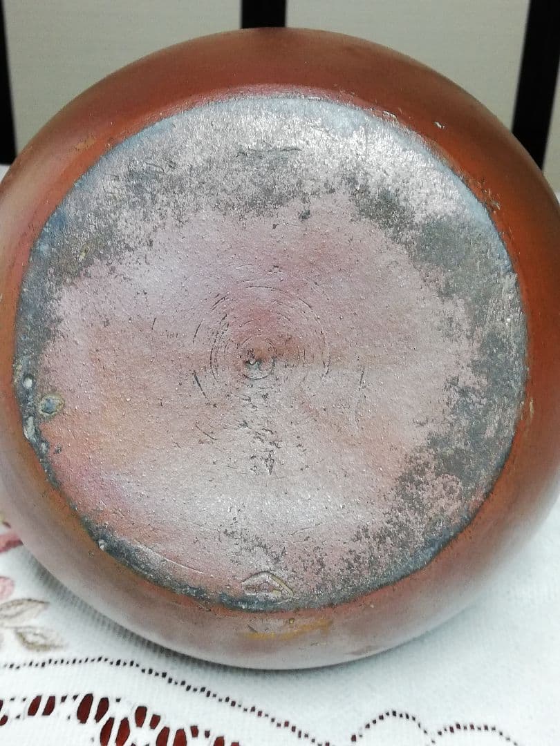 古備前 金彩一升徳利 江戸末期木村の作 備前焼 古美術品 骨董品 窯印 酒器