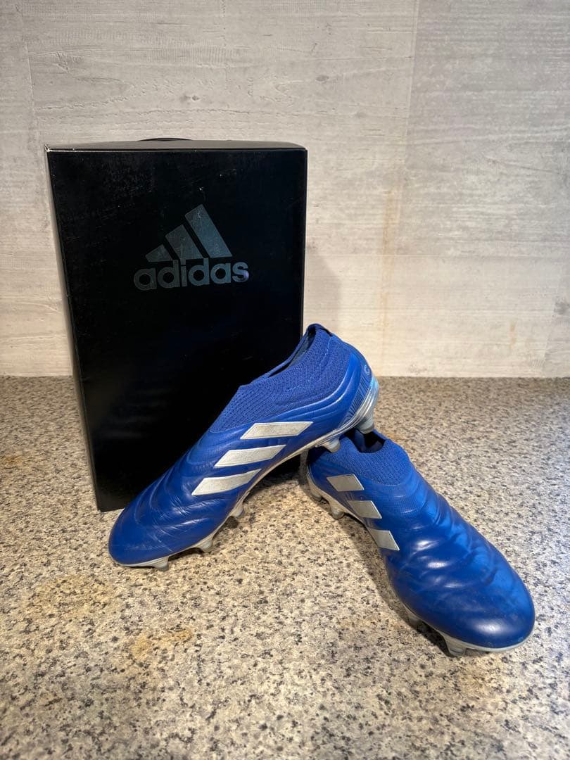adidas コパ COPA 紐無し サッカーシューズ 青