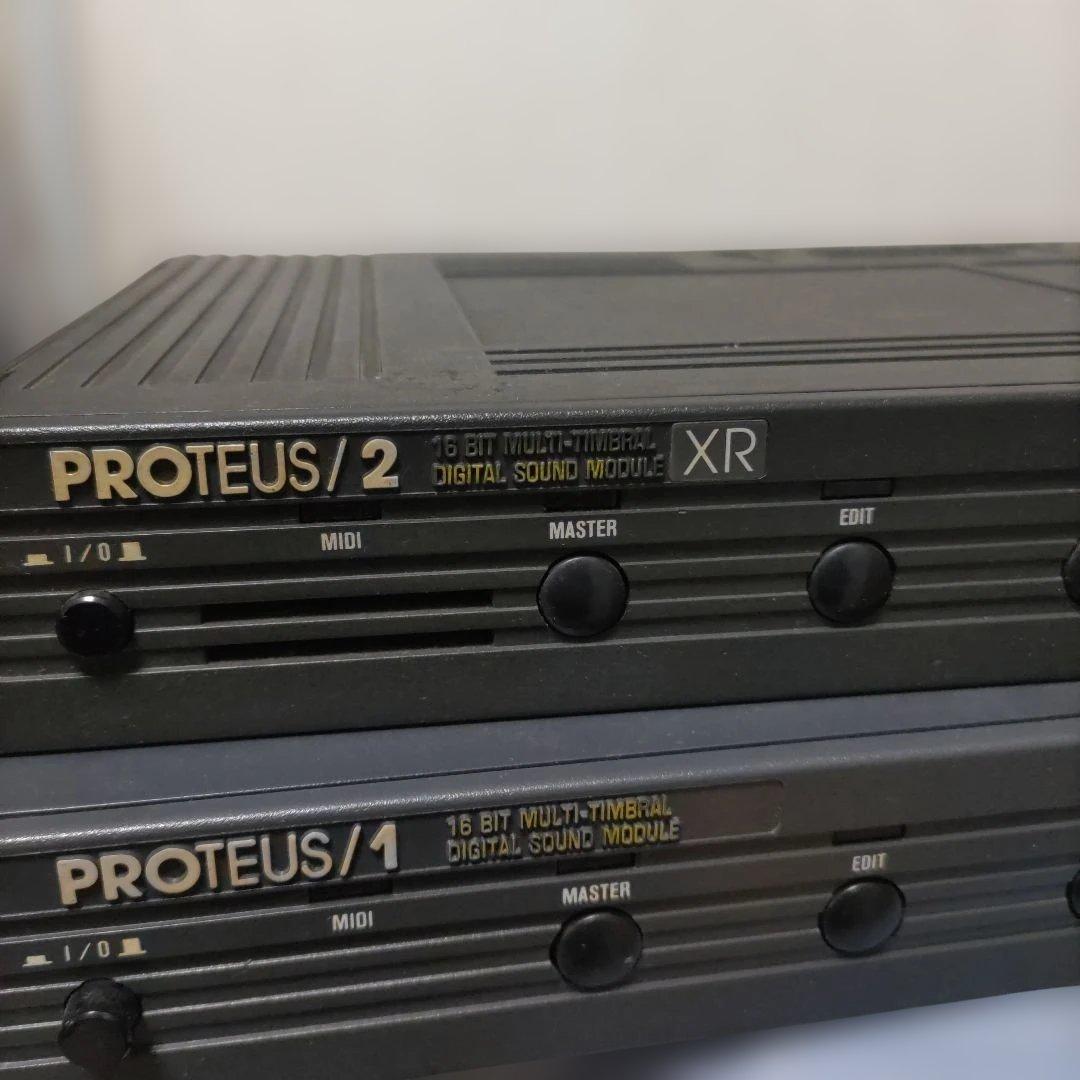 E-MU PROTEUS/1(通電なし)と PROTEUS/2 (通電確認)