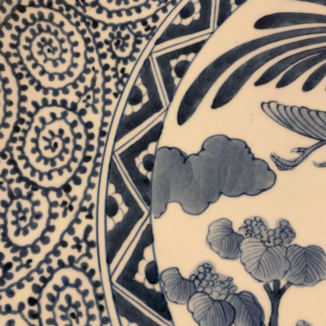 アンティーク　鳳凰飾皿　1客