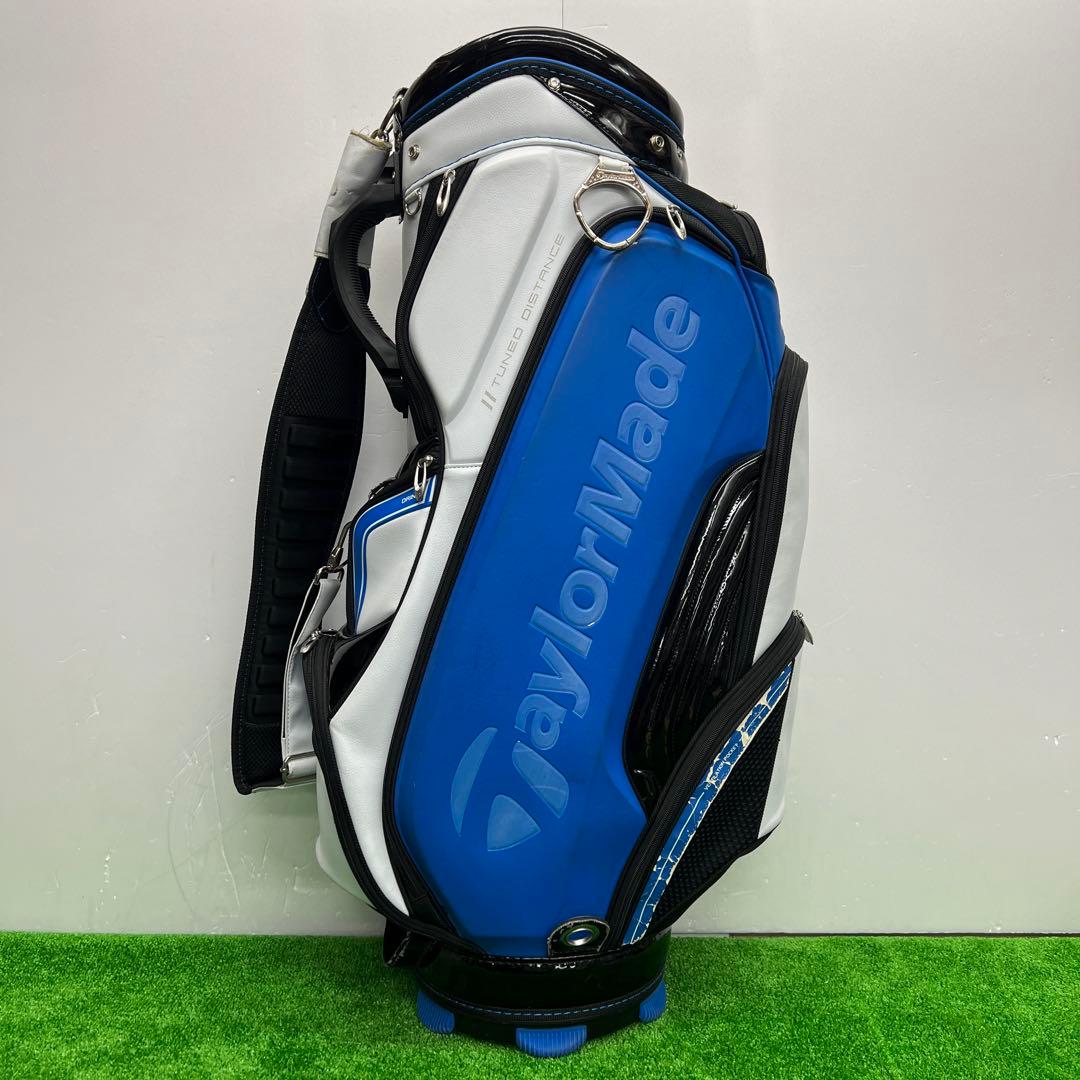 テーラーメイド　Taylormade キャディバック　9インチ　ブルー　中古