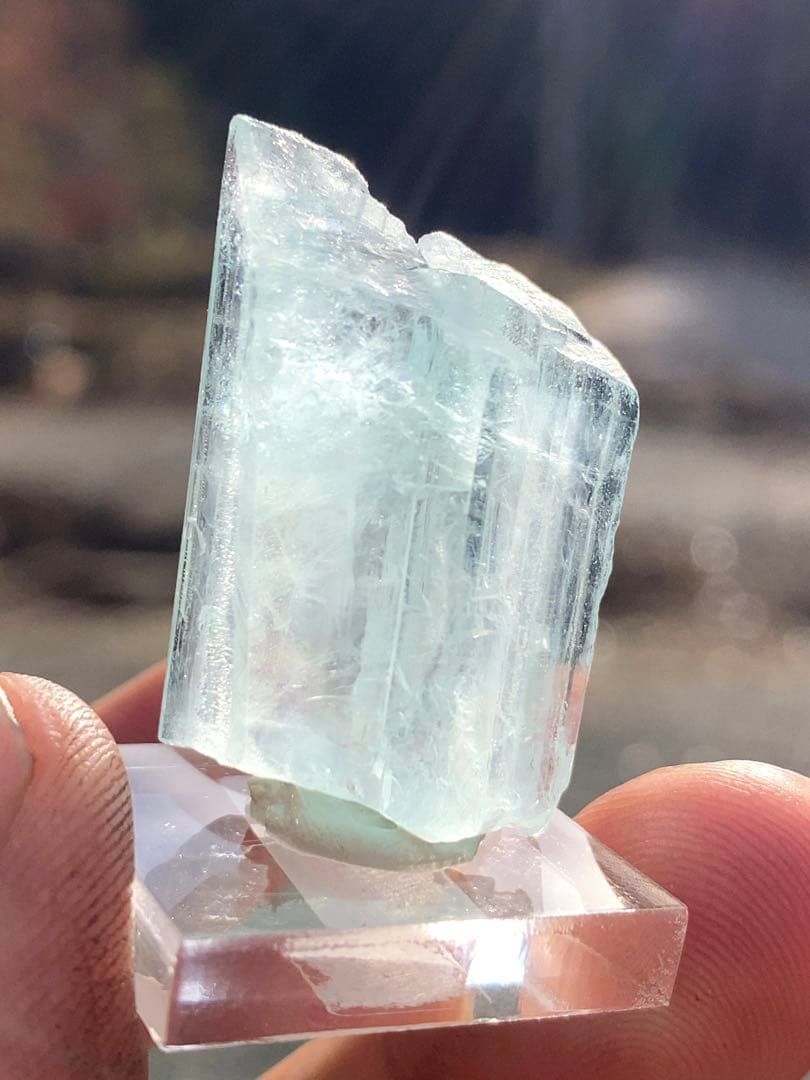 アクアマリン 原石 天然石 パキスタン産 結晶 透明 インテリア ジュエリー 3