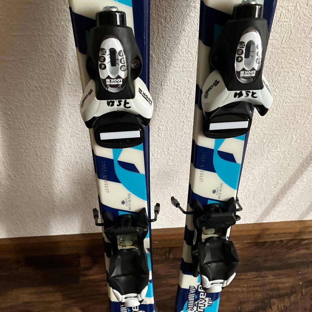 DriveOne アルペンスキービンディング スキーポール100センチ靴付キッズ