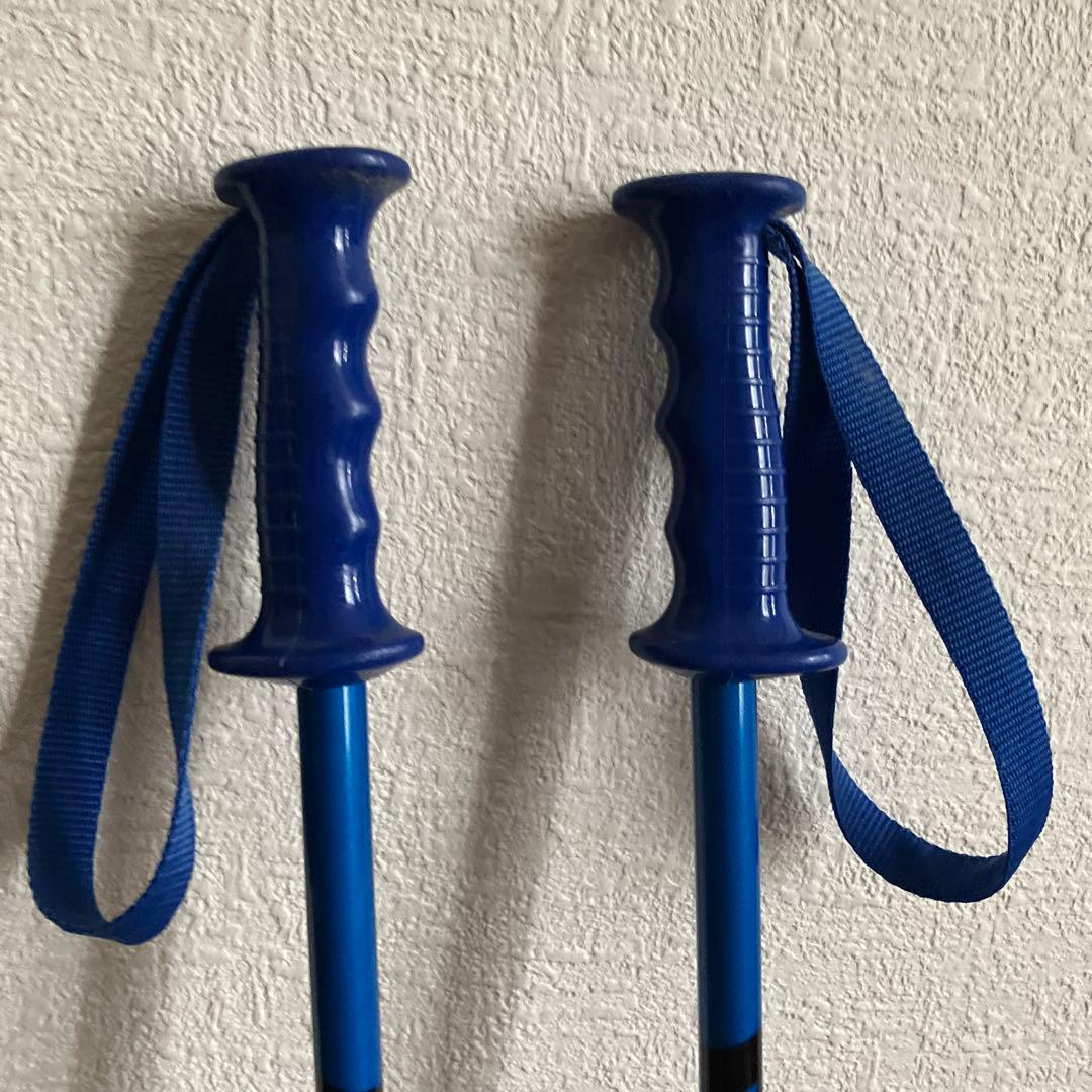 DriveOne アルペンスキービンディング スキーポール100センチ靴付キッズ