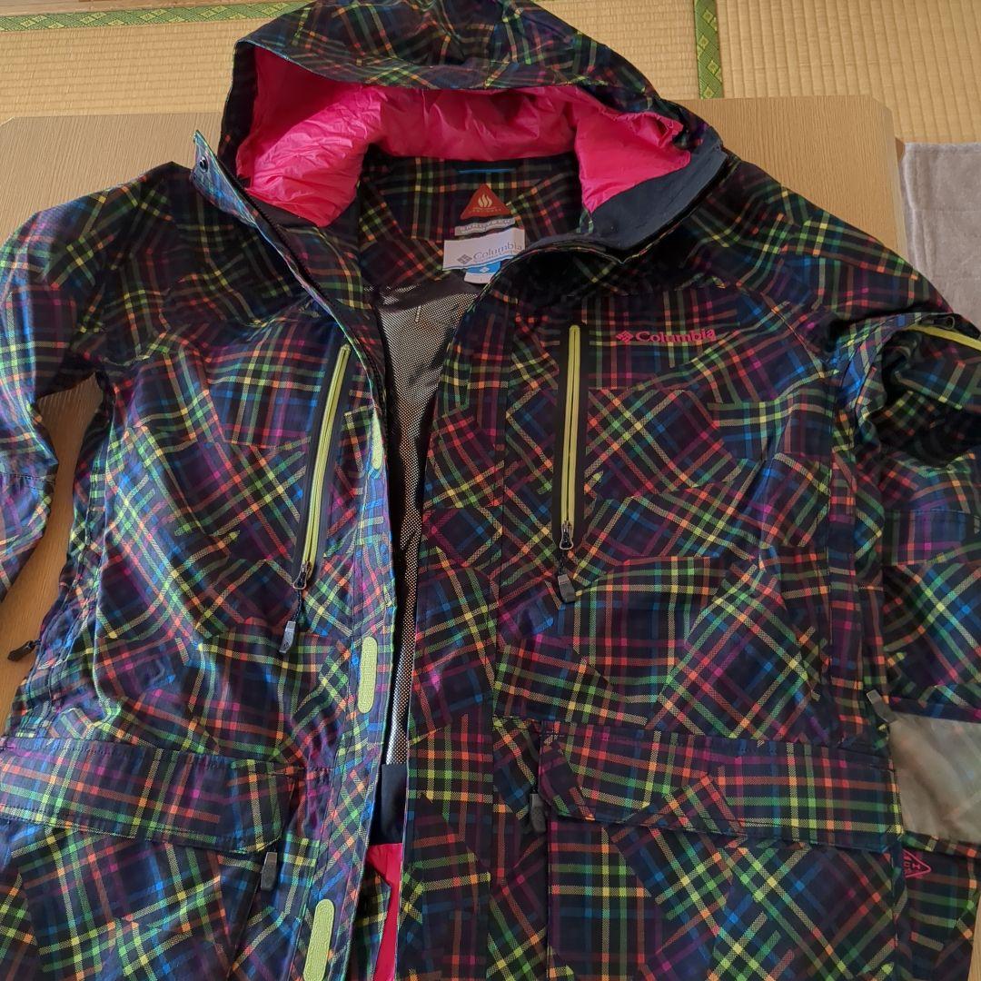 Columbia OMNI-TECH 防水ジャケット Lサイズ チェック柄