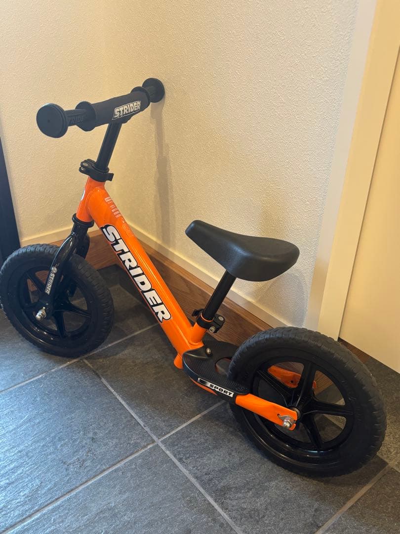 STRIDER 12 Sport バランスバイク 12インチ オレンジ【美品】