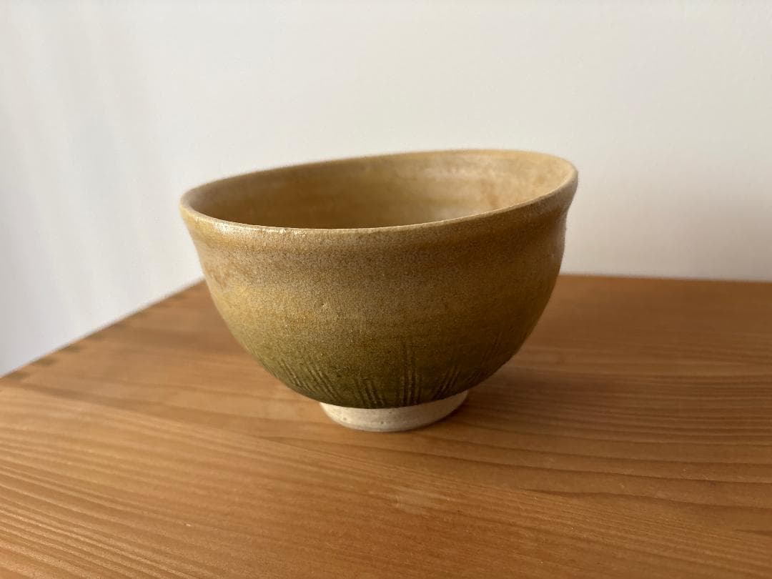 加藤 十右衛門　黄瀬戸 茶碗　茶道具