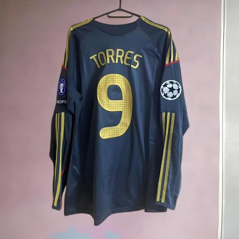 09-10 リバプール TORRES 背番号9 長袖シャツ