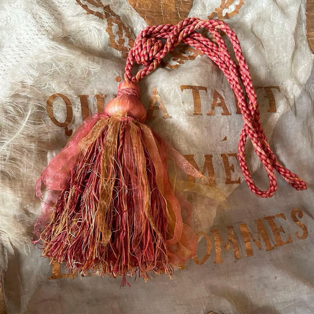 フランスアンティーク♪特大 装飾的なタッセル　ブロカント