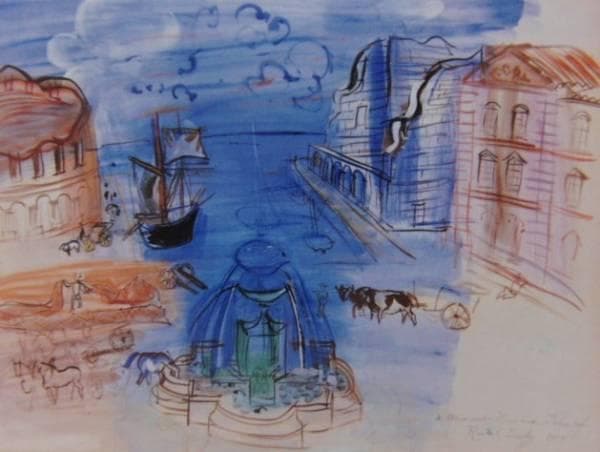 Raoul Dufy、海外版超希少レゾネ、新品額装付
