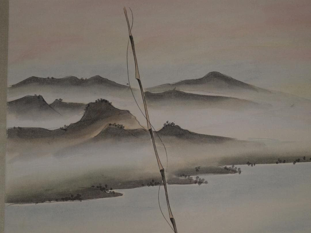 民間仕入　中国民国　黄山寿作　人物掛け軸　激安骨董品 AK2175A9-2