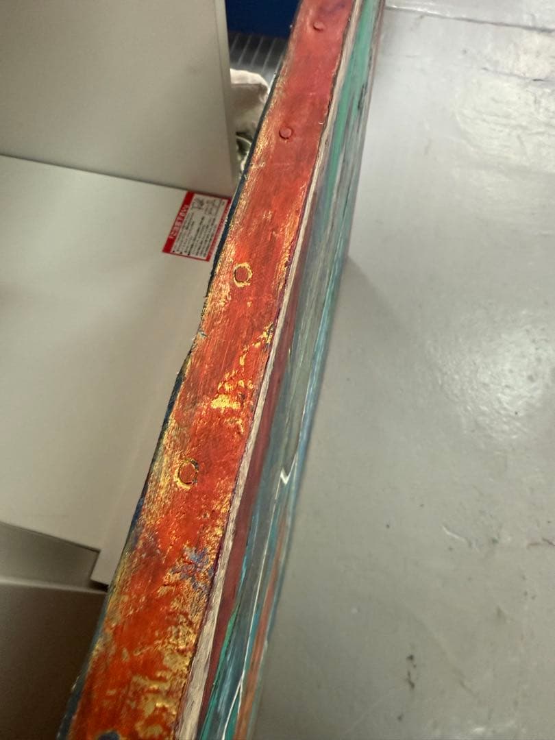 抽象画　POSITIVE FORCE ライダースジャケット