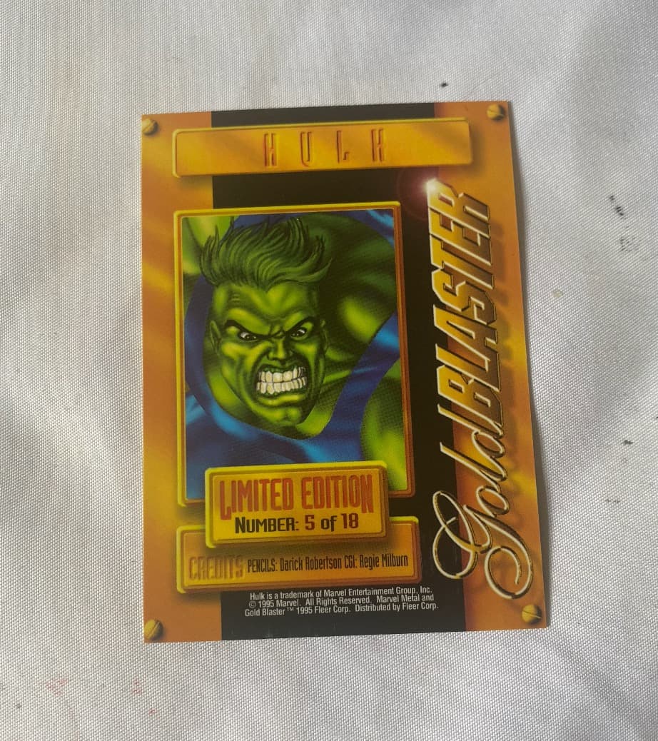 1995 Marvel メタル ハルク ゴールド ブラスター