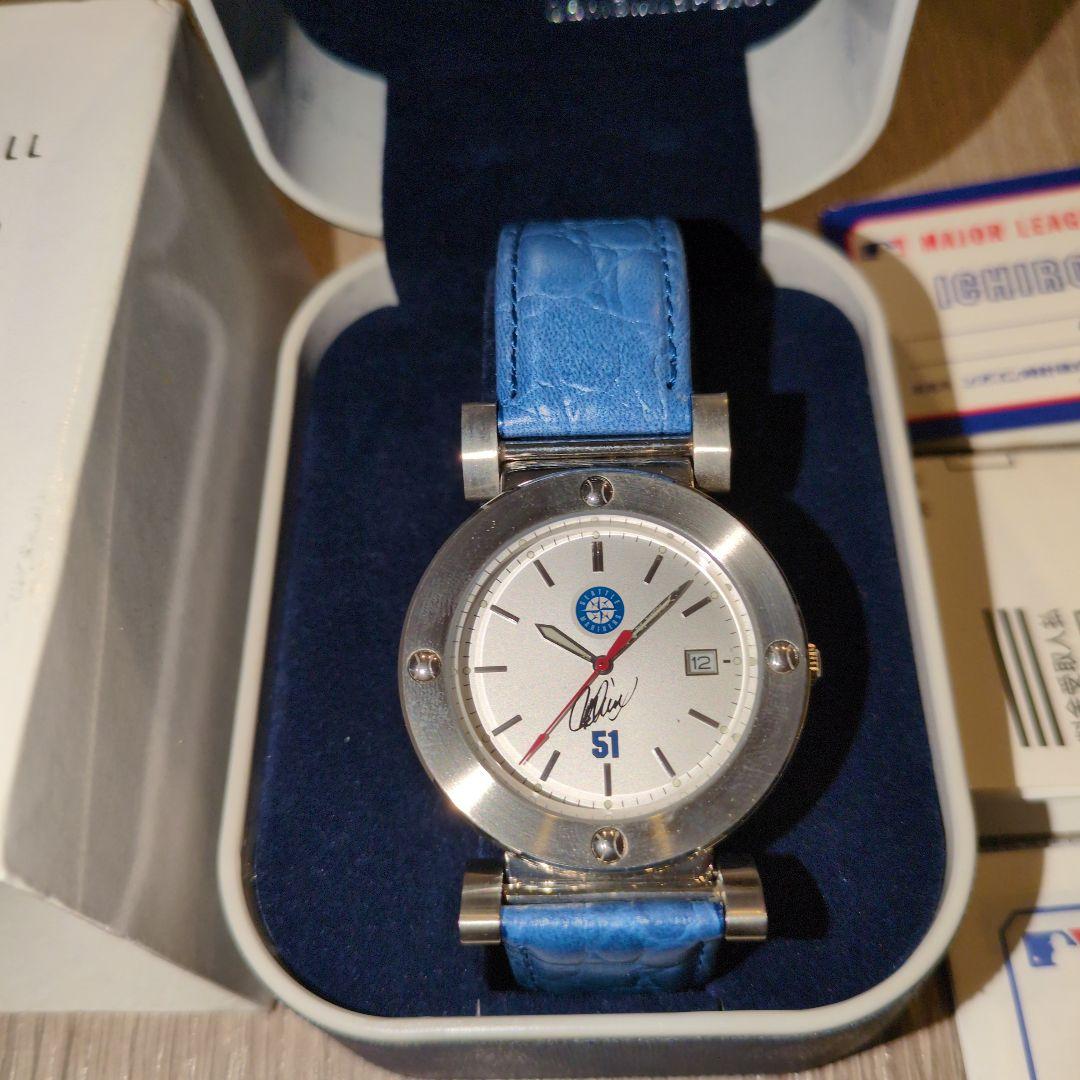 イチロー　メジャーリーグ　デビュー　記念サイン入り　時計　新品　動作確認済み