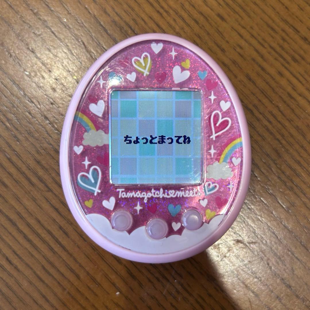 たまごっちみーつ メルヘンみーつ ピンク 箱、説明書付き