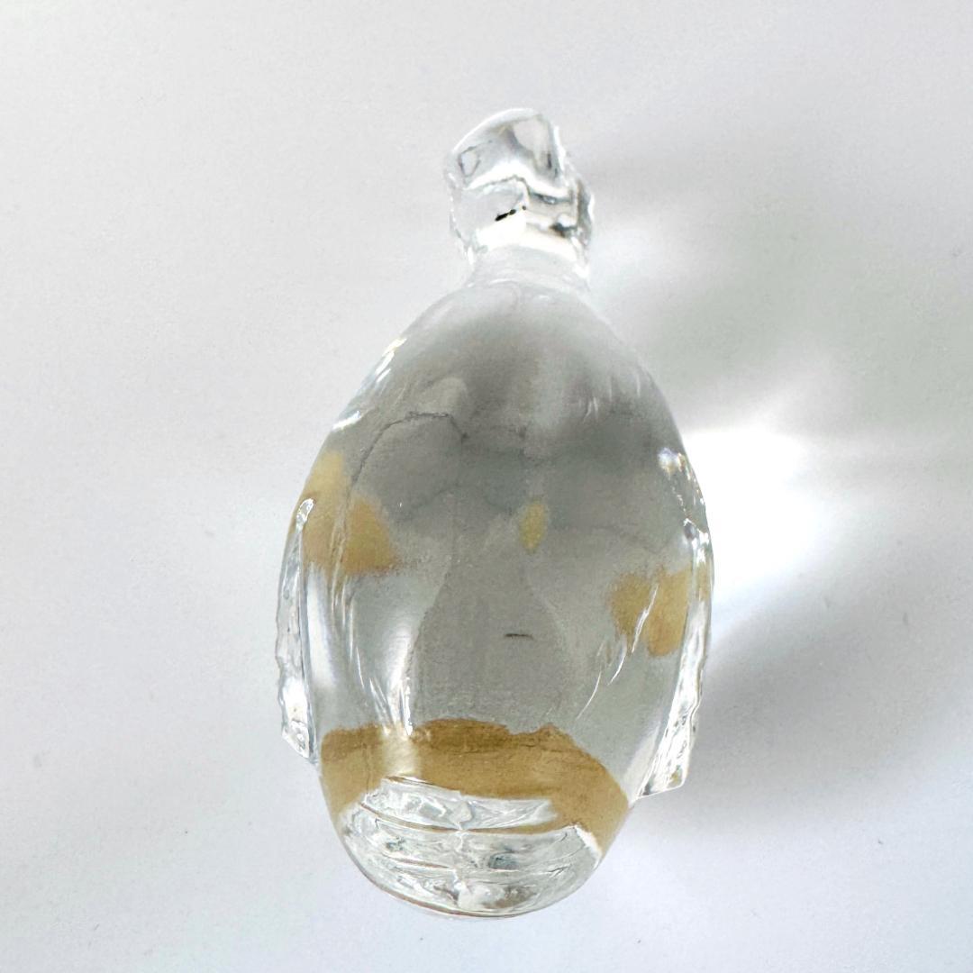 【バカラ】動物 カモ 置物 インテリア★美品★金運2