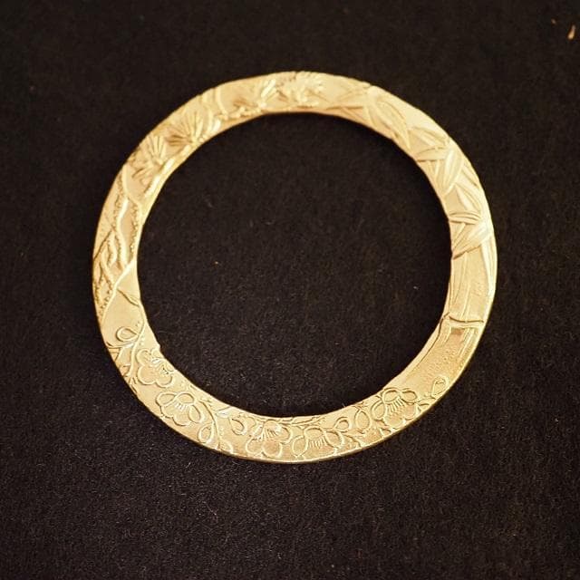 骨董品　アンティーク品　蚊帳吊輪　松竹梅金工　古物　時代物　コレクション　　17