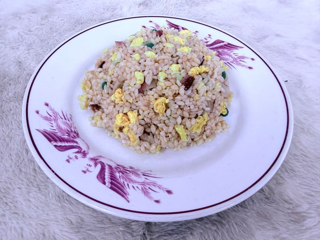 食品サンプル 炒飯 チャーハン 直径約23.5cmリアル中華料理 ディスプレイ用