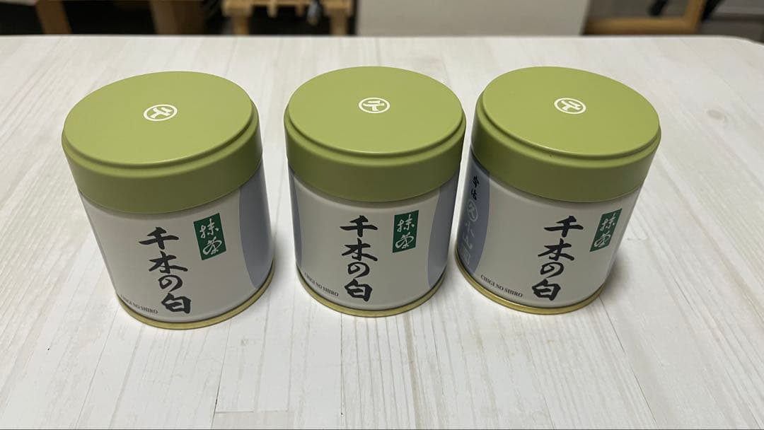 丸久小山園 千木の白 抹茶 40g缶 3個セット