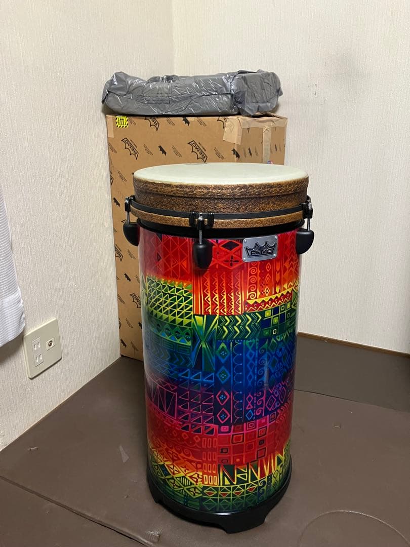 1万円相当カウベルフットホルダー付【新品レア】 REMO トゥバーノ12インチ