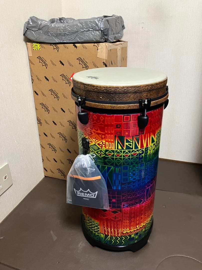 1万円相当カウベルフットホルダー付【新品レア】 REMO トゥバーノ12インチ