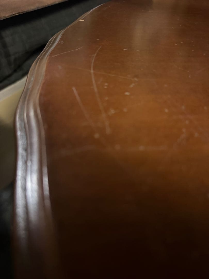 輸入家具　木製テーブル ブラウン