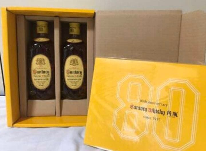 超希少 非売品SUNTORY 角 ウイスキー ピンバッジ　80周年記念 復刻版