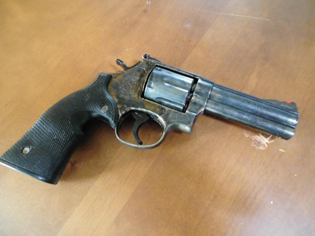 マルシン S&WM586　メタルフィニッシュ　あぶない刑事プラスチック製