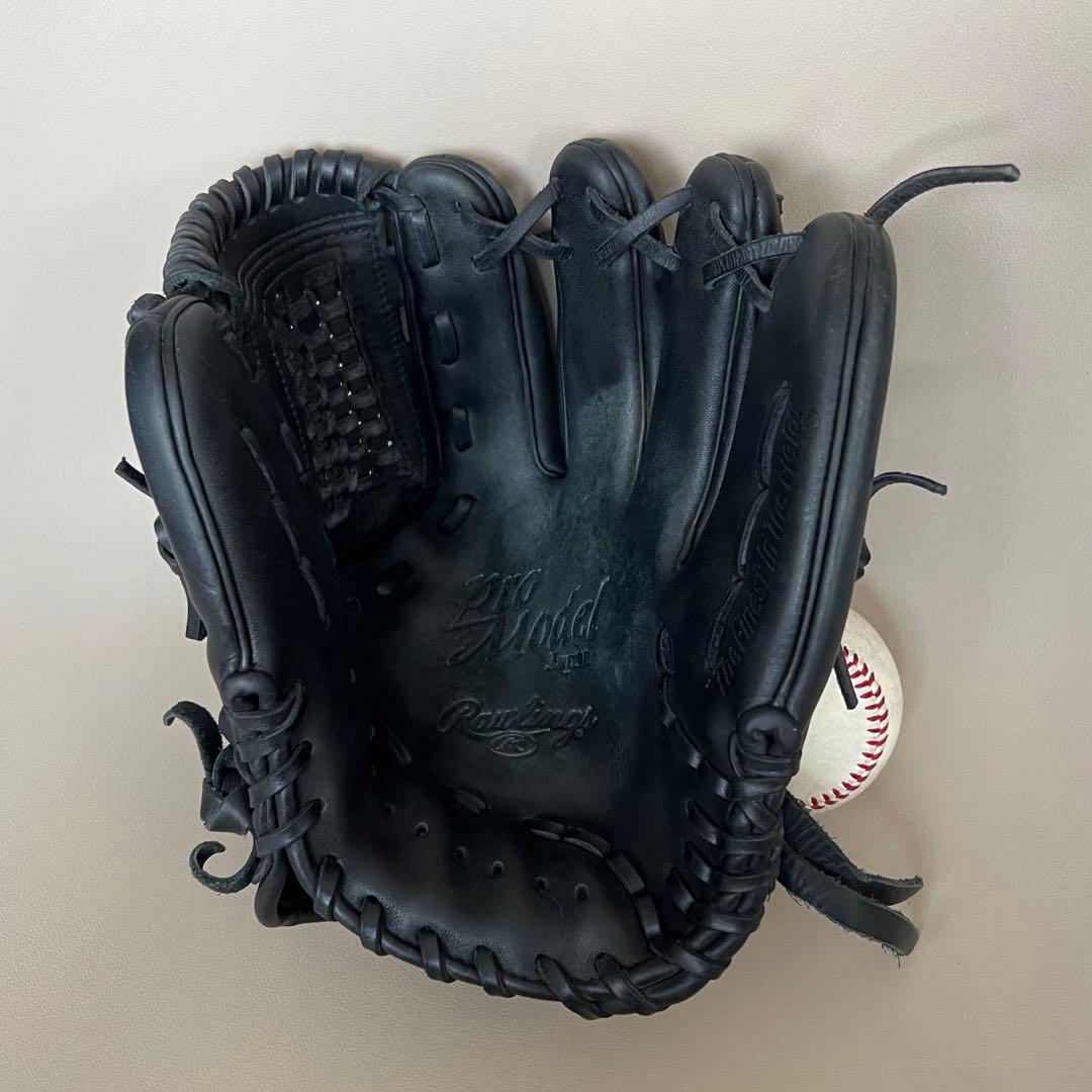 ローリングス　軟式グローブ ブラック