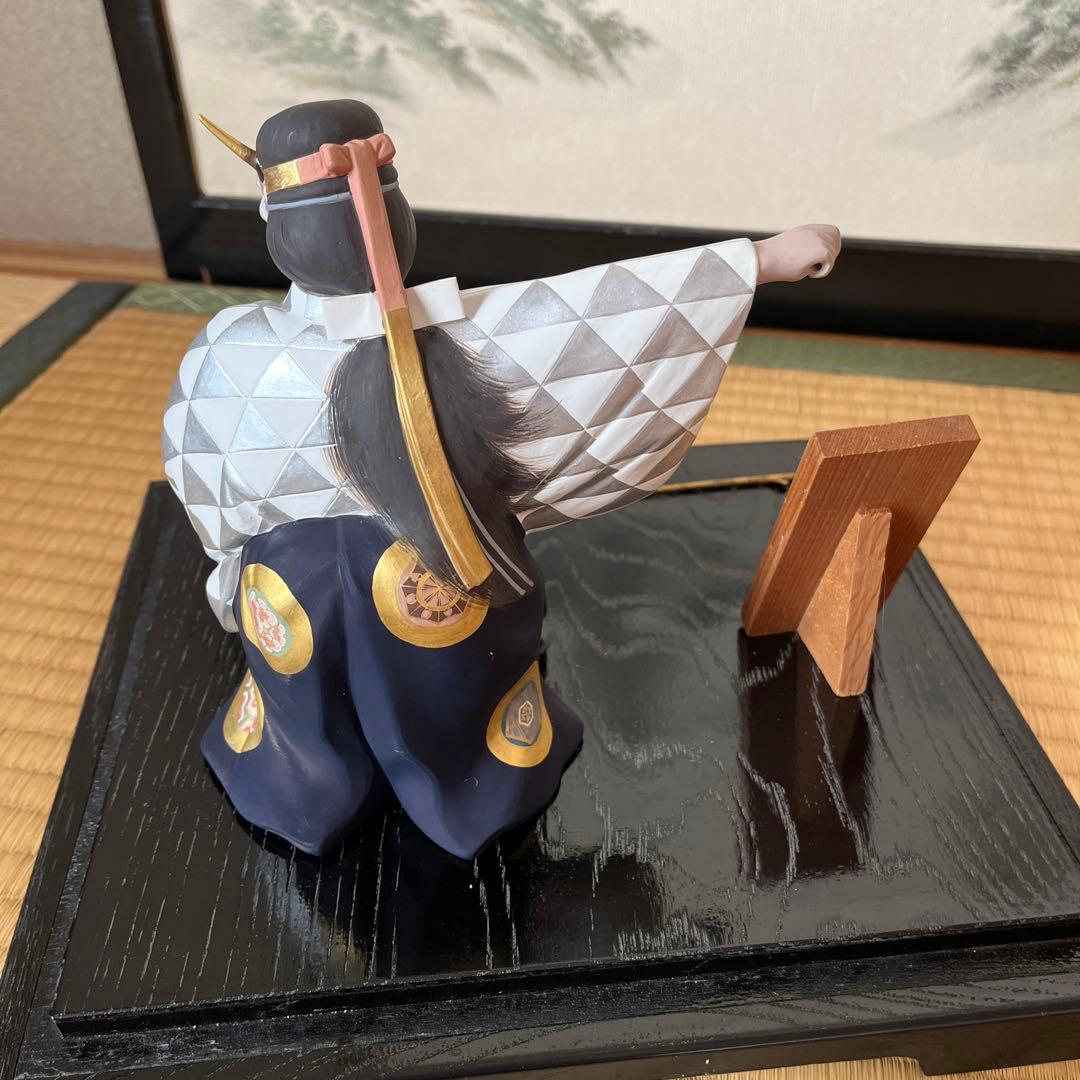 博多人形　能「葵の上」　一春作