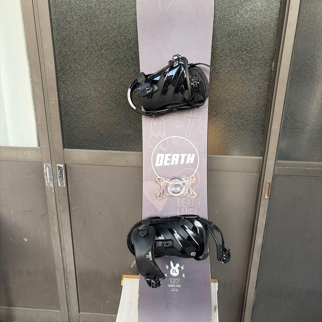 DEATH LABEL スノーボード 黒　137cm