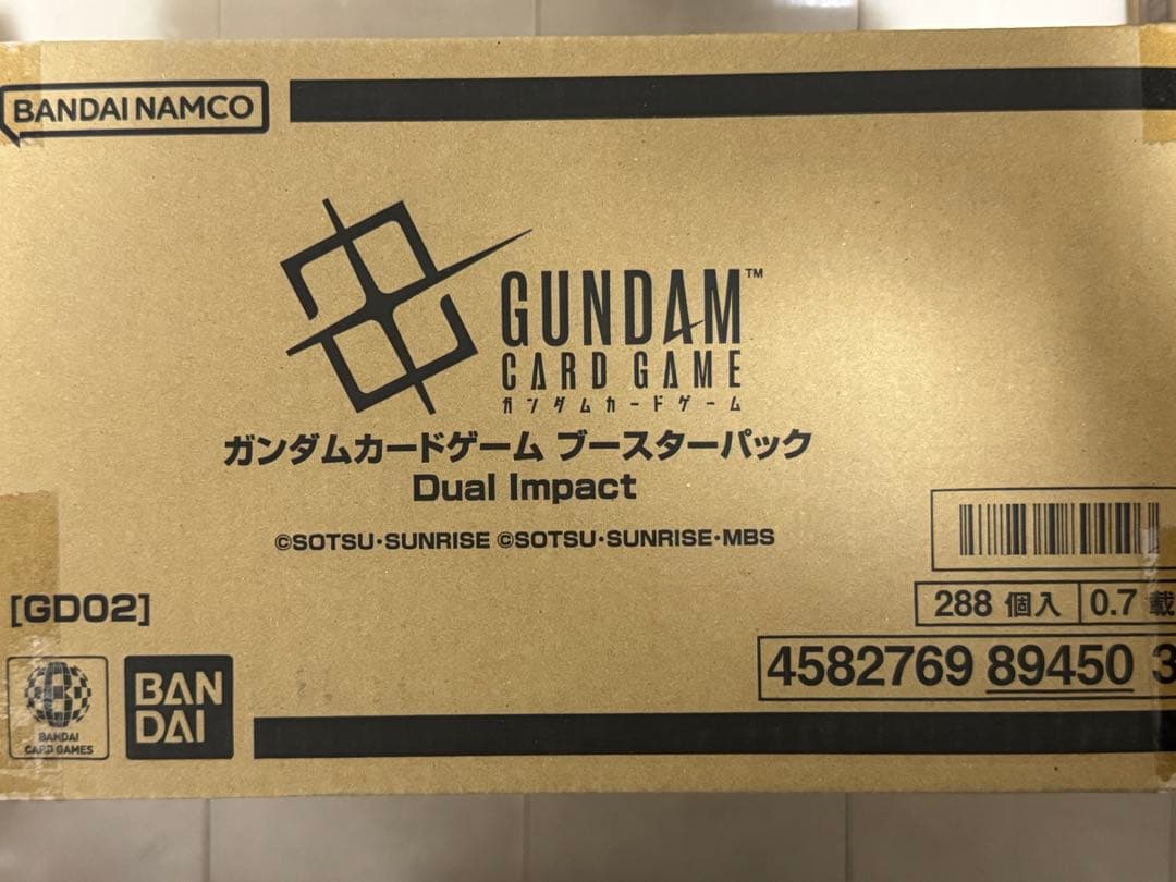 ガンダムカードゲーム Dual Impact 1カートン(12BOX入り)