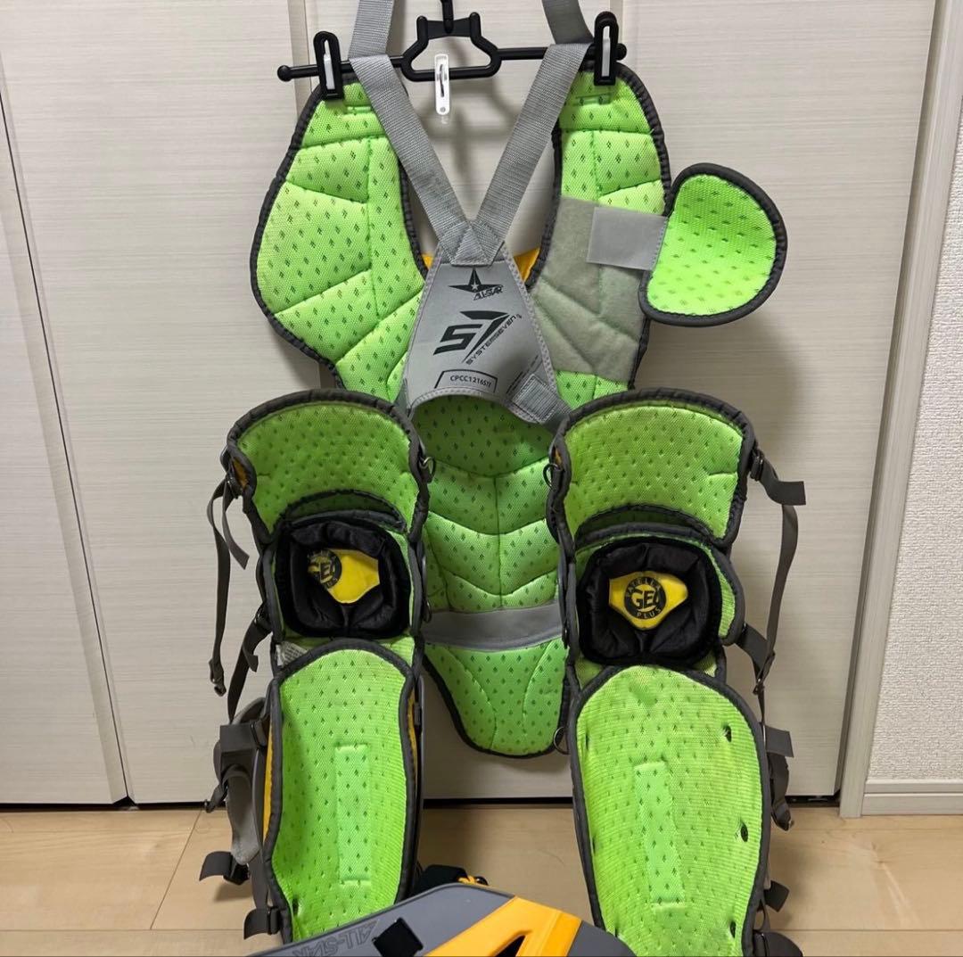 Allstar オールスター 硬式用 キャッチャー防具 一式 ホッケー型マスク