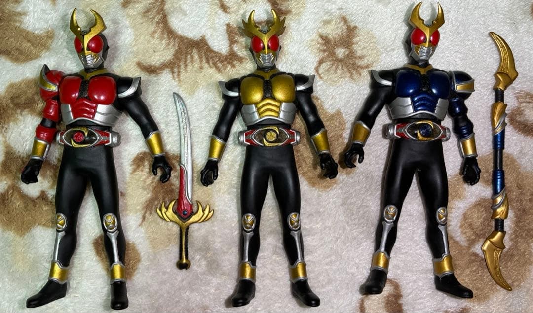 仮面ライダー アギト　ソフビ　武器ありセット　9種　まとめ売り