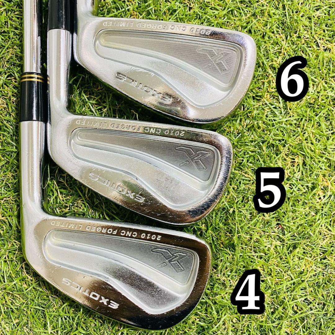 【良品】ツアーエッジ EXOTICS CNC FORGED メンズアイアンセット