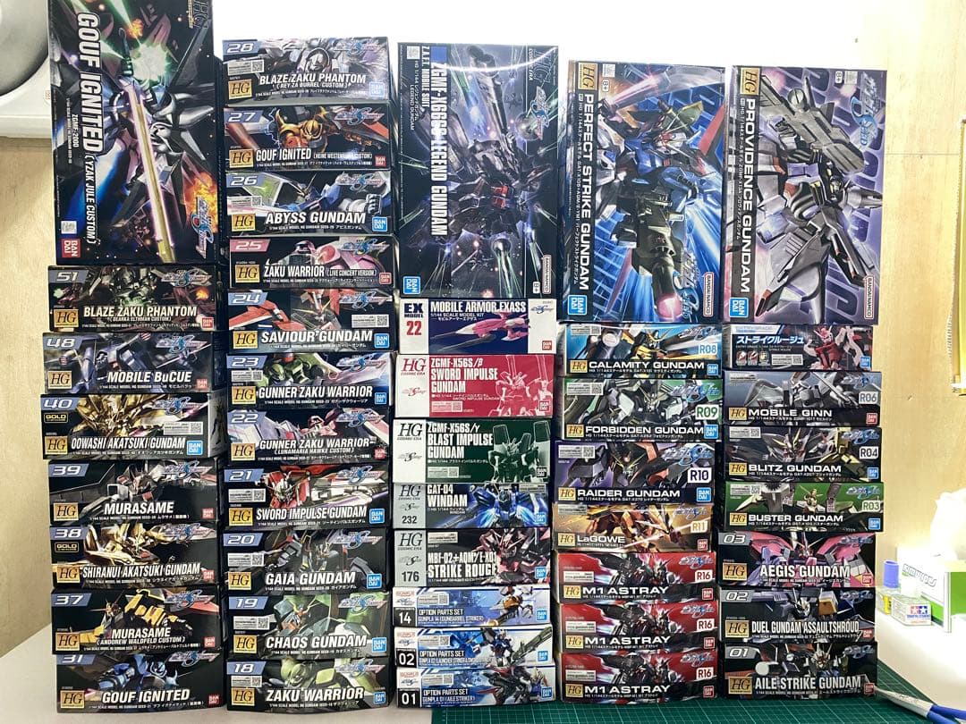 レジェンドガンダム　等　機動戦士ガンダムSEEDシリーズ　合計44点